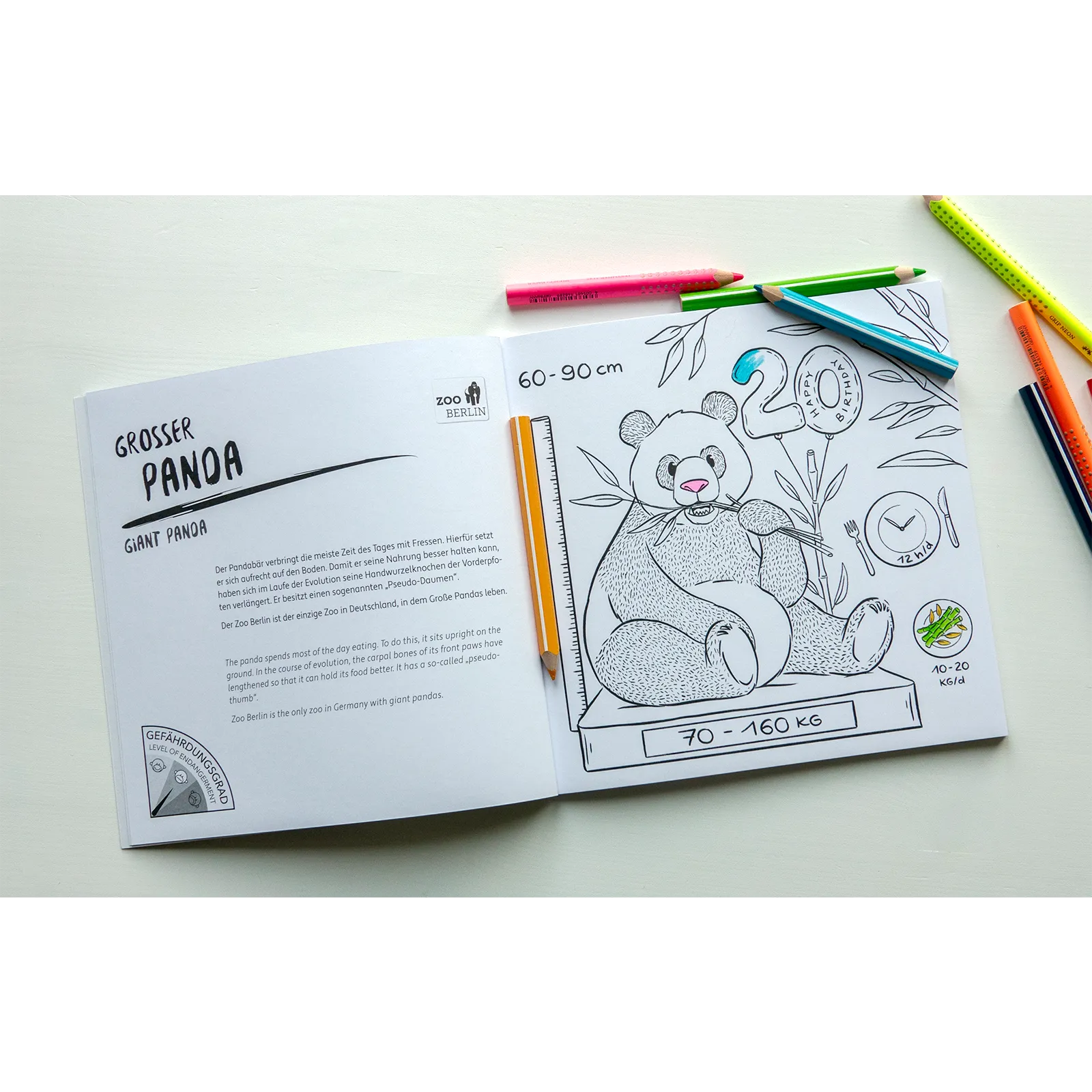 Zoo-Malbuch "Zoo Berlin und Tierpark Berlin" 3 Zoo-Malbuch "Zoo Berlin und Tierpark Berlin" – Bild 3