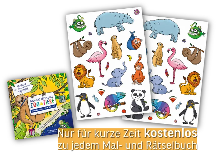 Zoo Sticker Slide right anatal Verlag - Zoo Sticker Slide right
