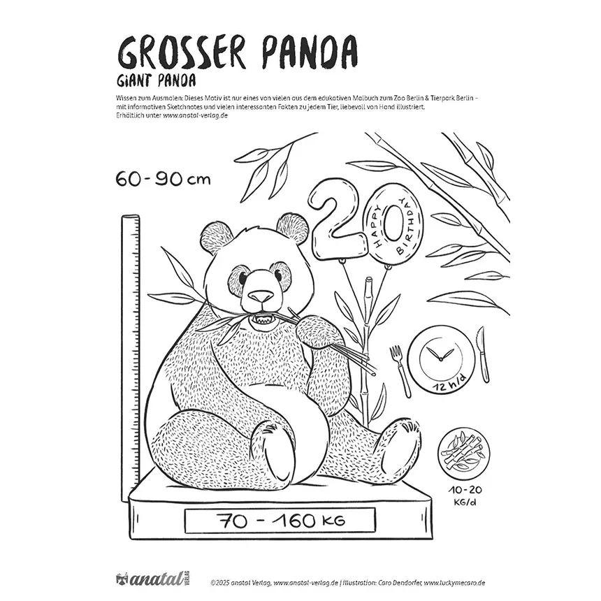 anatal Verlag Kostenlose Malvorlage Grosser Panda Zoo Berlin anatal Verlag - anatal Verlag Kostenlose Malvorlage Grosser Panda Zoo Berlin
